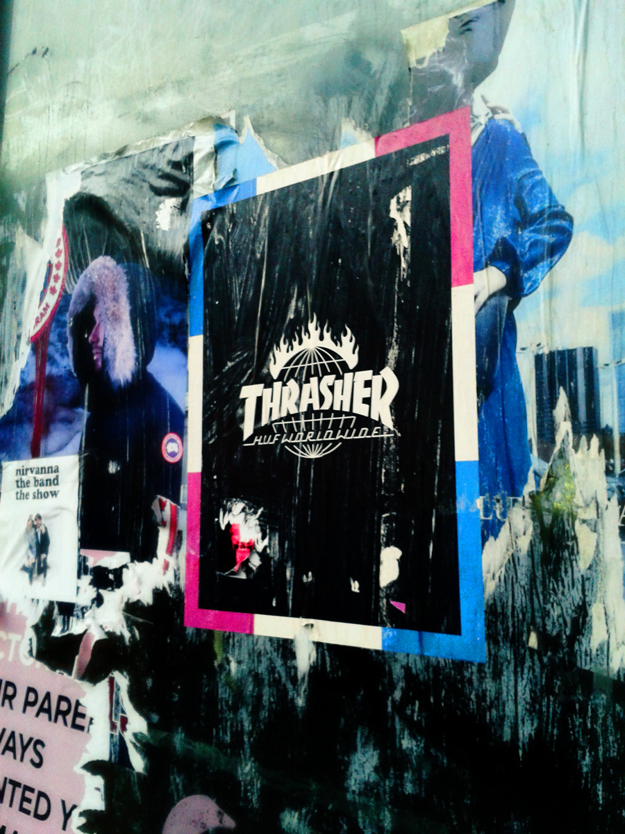 Thrasher poster street photograph by Celestial Productions